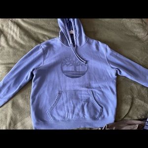 Selling this light blue Timberlands sweatshirt size L/G.